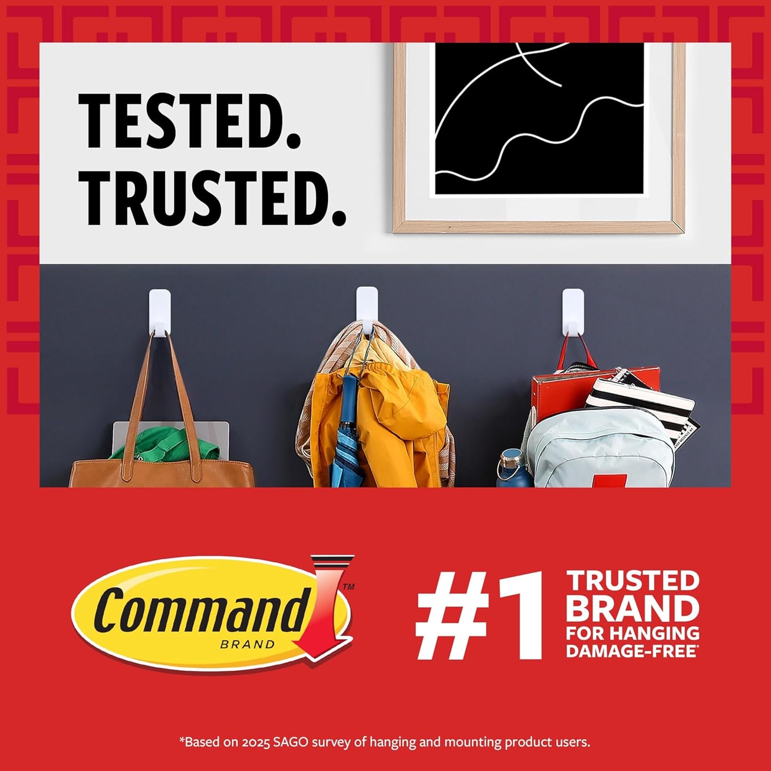 Transform Your Space with Command White Small Wire Hooks - 16 Hooks for Damage-Free Holiday Decorating