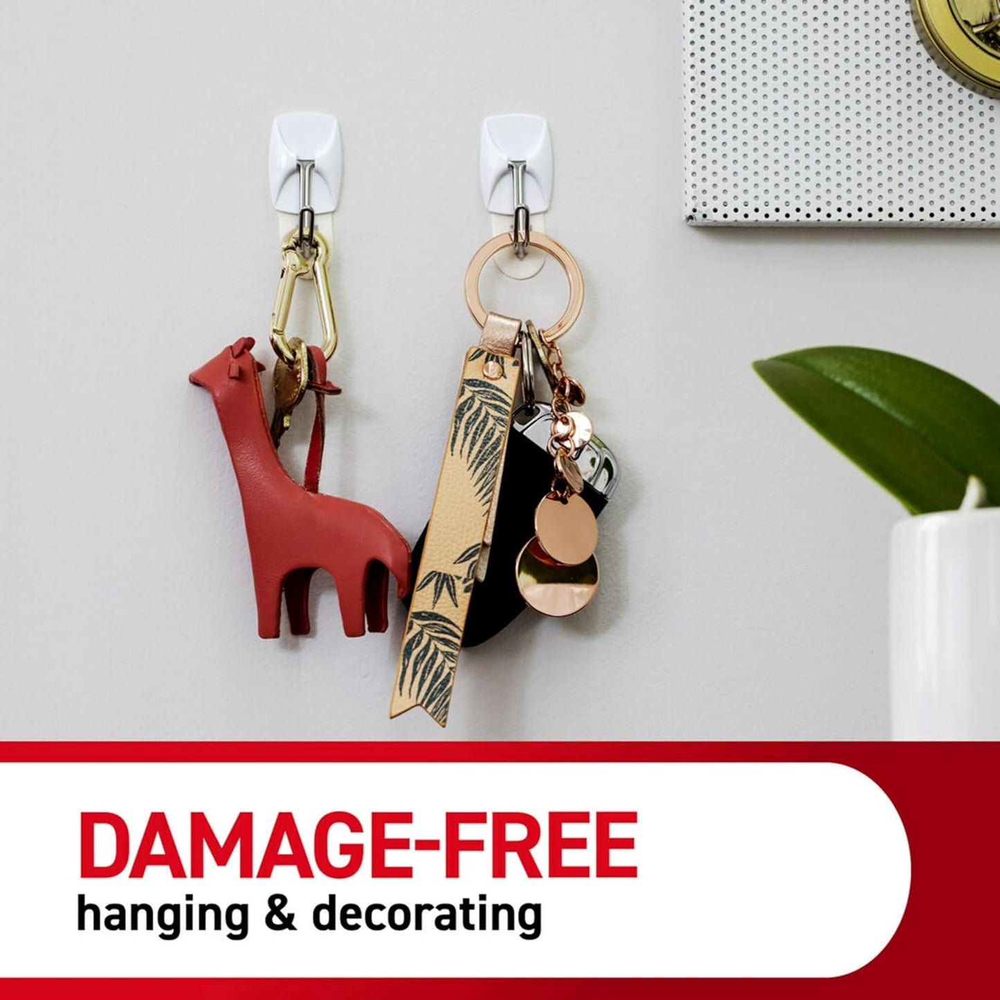 Transform Your Space with Command White Small Wire Hooks - 16 Hooks for Damage-Free Holiday Decorating