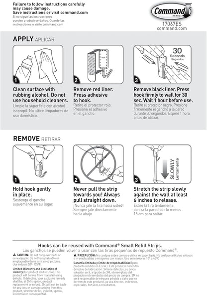 Transform Your Space with Command White Small Wire Hooks - 16 Hooks for Damage-Free Holiday Decorating