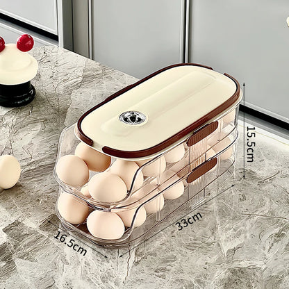 Revolutionize Your Kitchen with the 1PCS Sliding Egg Organizer - The Ultimate Automatic Egg Roller for Fresh Eggs!
