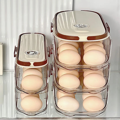 Revolutionize Your Kitchen with the 1PCS Sliding Egg Organizer - The Ultimate Automatic Egg Roller for Fresh Eggs!