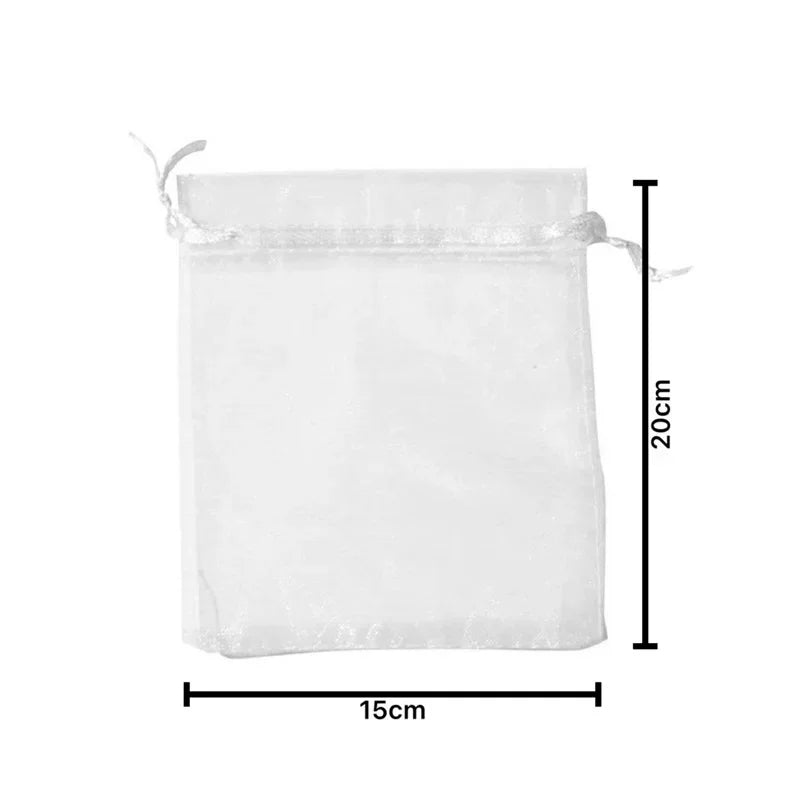 Protect Your Fruits with Our 50/100 Pack of Anti-Bird Garden Netting Bags - Perfect for Strawberries, Grapes & More!