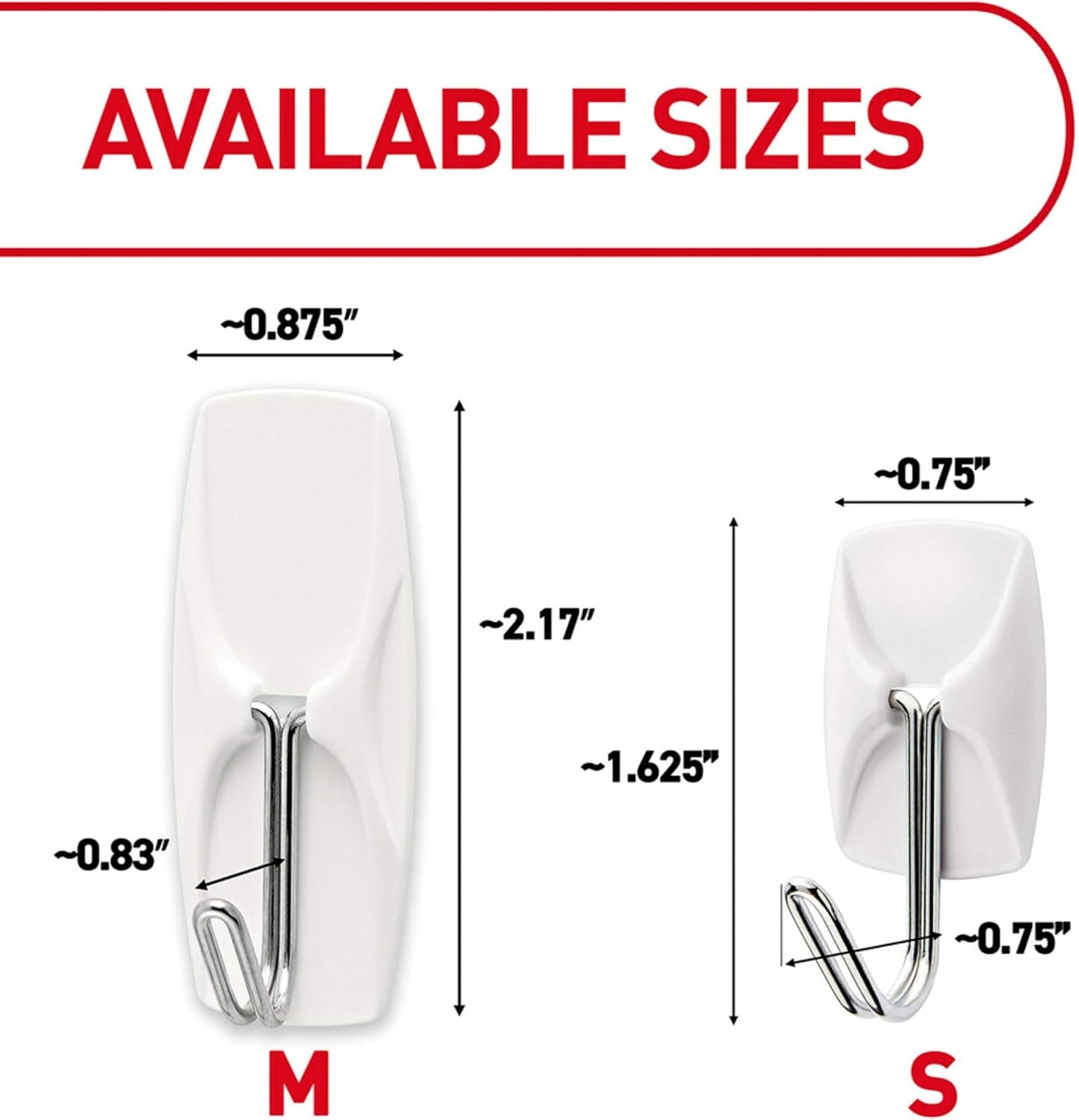 Transform Your Space with Command White Small Wire Hooks - 16 Hooks for Damage-Free Holiday Decorating